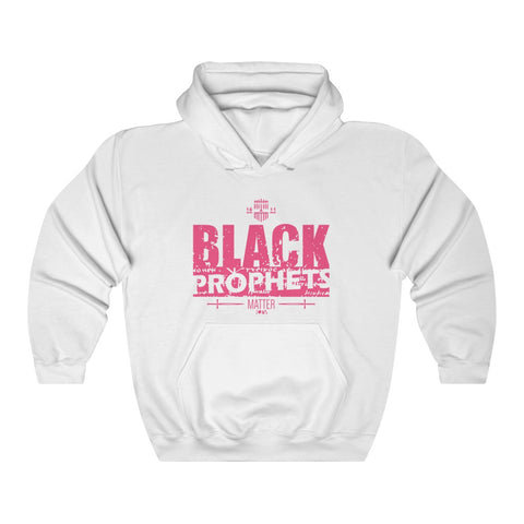 Black Prophets Matter Hooded Sweatshirt (Pink)